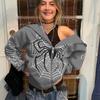 Womens Oversized Hooded Zip-Up Sweatshirt With Digital Print Skull Design Air Layer Fabric Streetwear Casual Jacket