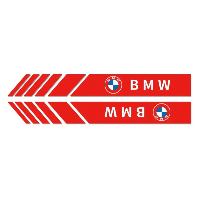 Автомобильные полоски наклейки Зеркало заднего вида Светоотражающие виниловые наклейки Украшение Для BMW M Power Performance F10 F31 E36 E39 E87 E90 X3 X5