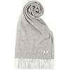 Elensia Cashmere Scarf with Gift Solid Available In 9 Colors for Men and Women 100% Bag, Washable, Gray,