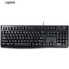 Проводная офисная клавиатура Logitech K120 полноразмерная