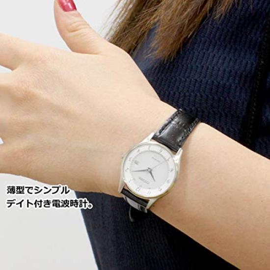 Citizen Collection Direct ES0000-10A Eco-Drive Radio-Controlled Watch, Flight, Women's