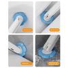 Disposable Toilet Bowl Refills Upgraded Toilet Bathroom Cleaning Sponges Pads Cleaner Heads Supplies With Brush