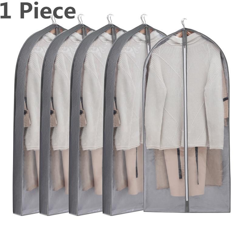 Нетканый материал для одежды, пылевой мешок для домашнего костюма, пальто, пуховика, подвесной мешок для хранения, бытовая прозрачная одежда, пылевой чехол