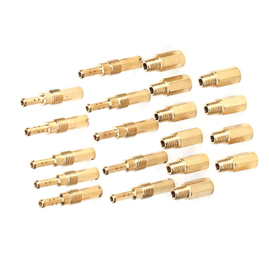 20Pcs Main Jet Kit Pilot Slow Set Fit for Keihin OKO KOSO PE PWK Carb