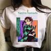 Demon Slayer Kimetsu No Yaiba T Shirt Women Manga Funny Y2K T Shirt Girl Funny Clothing Aesthetic Clothes