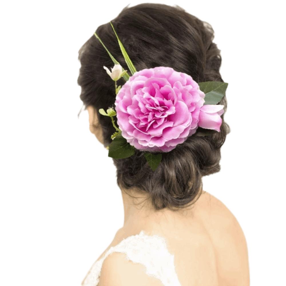 Bohemian Flower Hair Comb Hair Clip Wedding Bride Accessories  Water Splashing Festival