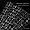 Цветная палитра для гель-лака с диаграммой точек по цвету колпачков и типсами для ногтей