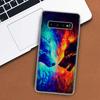Звездный Животный Волк Ледяной Чехол для Телефона Samsung Galaxy M21 M12 M31S M32 M51 M52 Note 20 Ulte 10 Plus 9 8 J4 J6 + J8 M11 F52 F62