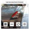 Red Carbon Fiber Headlight Eyebrows Eyelids Cover Trim For Nissan 350Z 2003-09