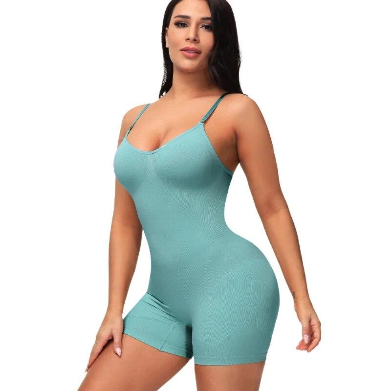 Body Shaper, бесшовное женское боди для похудения, тренажер для талии, корректирующее белье, подтягивающее грудь, увеличивающее грудь, полное скольжение, с ремешками на спине