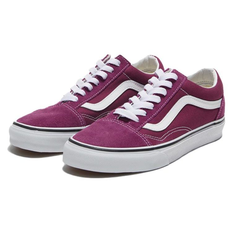 Vans Old Skool Comfortable Versatile Durable Low-Top Skate Shoes Unisex Sneakers Purple VN0005UFDRV