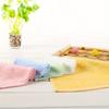 10pcs Bamboo Fiber Towels Super Soft, Absorbent, Quick Dry Portable Square Towels In Assorted Colors Pink, Blue, Yellow, Green, Purple ,Body,