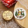 Рождественская серия Рельефная головка для сургучной печати 'Рождественская елка' Латунная резьба Декорация для сургучной печати Подарок для любителей сургучной печати