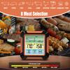 Digital Meat Thermometer With   Probe Upgraded Grill Thermometer With  LCD Screen Touch Control Backlight Alert Food Thermometer Timer for Cooking 