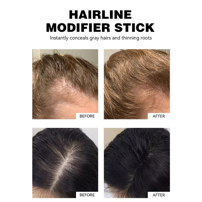 Двухсторонний карандаш для волос с головкой-щеточкой, многофункциональный карандаш для отбеливания и придания дополнительного цвета