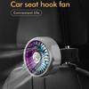 Автомобильный вентилятор Автомобильный вентилятор на заднее сиденье автомобиля Автомобильный USB-крюк Вентилятор Автомобильный небольшой электрический вентилятор двойного назначения Интерьер автомобиля Мини-вентилятор свежего воздуха