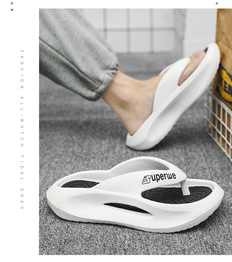 Мужские шлепанцы EVA на толстой подошве 2023 года — трендовая летняя мода