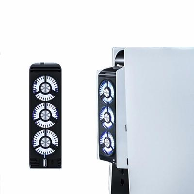 Вентилятор охлаждения Myth Goku Rapid Cooling для PlayStation 5 со светодиодной подсветкой Вентилятор охлаждения для старой консоли PS5 Рассеивание тепла с портом USB Внешний кулер