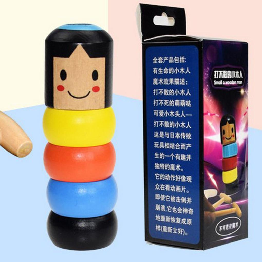 Маленький деревянный человечек Неломаемый Деревянная игра Игрушка Подарки Украшение Декор для дома офиса рабочего стола