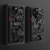 Задняя крышка-чехол для телефона для iPhone 17 Pro Max 16 Plus XS XR 11 14 17e 12 13 Mini Air 15 7 8 SE Логотип Героя Marvel