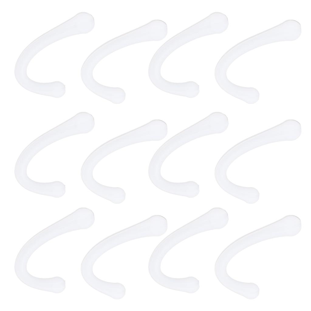 6 пар накладок на ушные ремешки, муфта для рта, защита для ушей, силиконовые ушные петли, фиксаторы для ушей для ежедневного использованияБелый