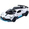 1/32 Scale Bugatti Divo Diecast Car Model Toy, Pull Back Toy Vehicle with Sound and Light for Kids Toddler Boys Girls Gift Collection