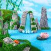Decorative Mini Rockery Ornament Simulation Waterfall Rocks Micro Landscape Ornaments  Fish Tank