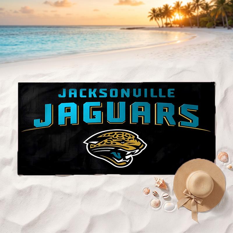 Jaguars Soft and comfortable beach towel perfect for vacations and poolside use an ideal gift for summer holidays