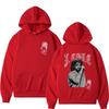 Rap Singer Hip-hop Printed Hoodie Fashionable Men's and Women's Styles Oversized Retro Long Sleeved Harajuku Casual Hoodie Street Pullover