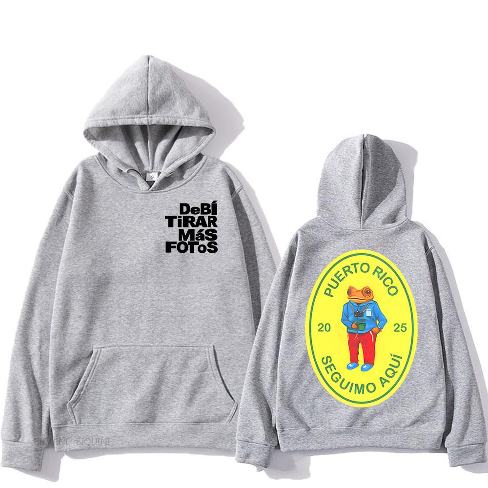 Debí Tirar Más Fotos Album 2025 Hoodies Bad Bunny DTMF Printing Sweatshirts for Men/Women Уличная одежда унисекс с длинным рукавом