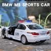 1:Масштаб 36 Модель игрушечного автомобиля BMW M5 Ford Mustang Volkswagen T-ROC Полицейская машина Литой сплав Открывающиеся двери Транспортные средства для моделей Подарки для мальчиков