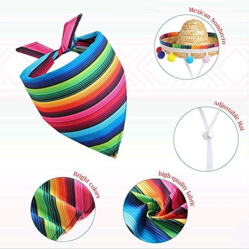 1 комплект Мексиканский гусь Набор одежды Праздничные принадлежности Белый гусь Декоративный набор Украшение для сада Полиэстер Яркий 9 стилей