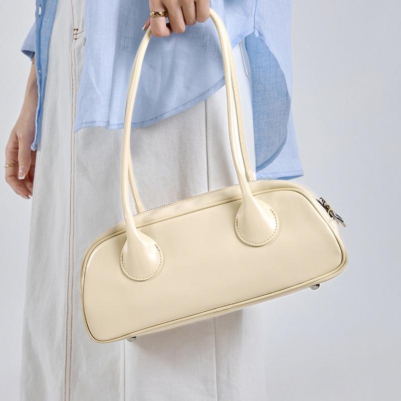 Кожаные женские сумки, нишевые сумки-багеты класса люкс, новые универсальные сумки под мышкой, женские сумки через плечо