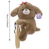 Soft Dog Plush Phone Bag Cloud Dog Animals Doll Backpack Fashion Dog Plush Backpack  Students