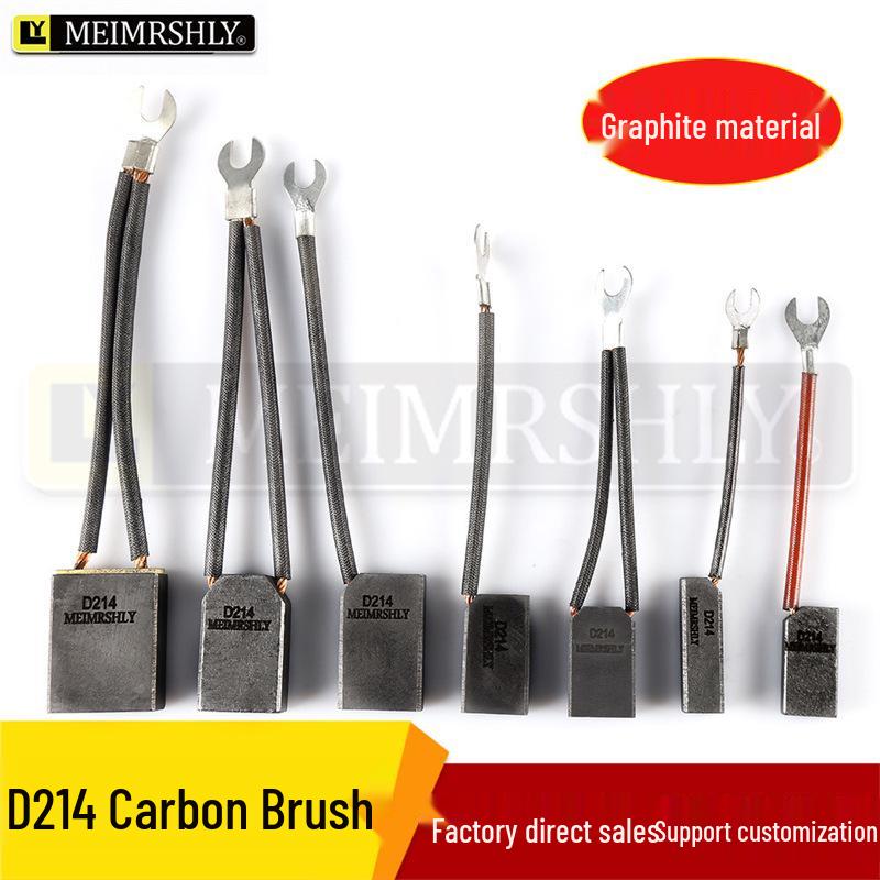 Graphite High Carbon Motor Brushes D214 - Sizes 8, 10, 12.5, 30, 32, 35, 40