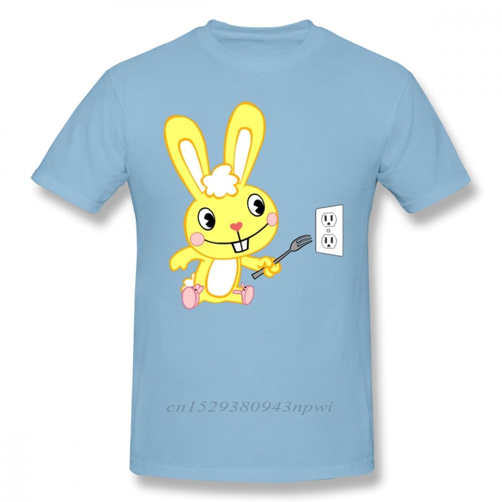 Футболка Happy Tree Friends Футболка Happy Tree Friends Кадлс Мультяшный Принт Хлопок Короткий Рукав Футболка Оверсайз Веселая Футболка