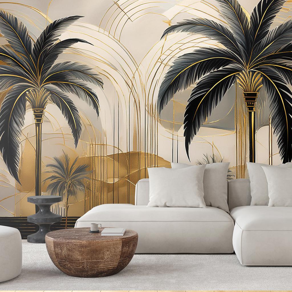 Wallpaper Palms Tropical landscape