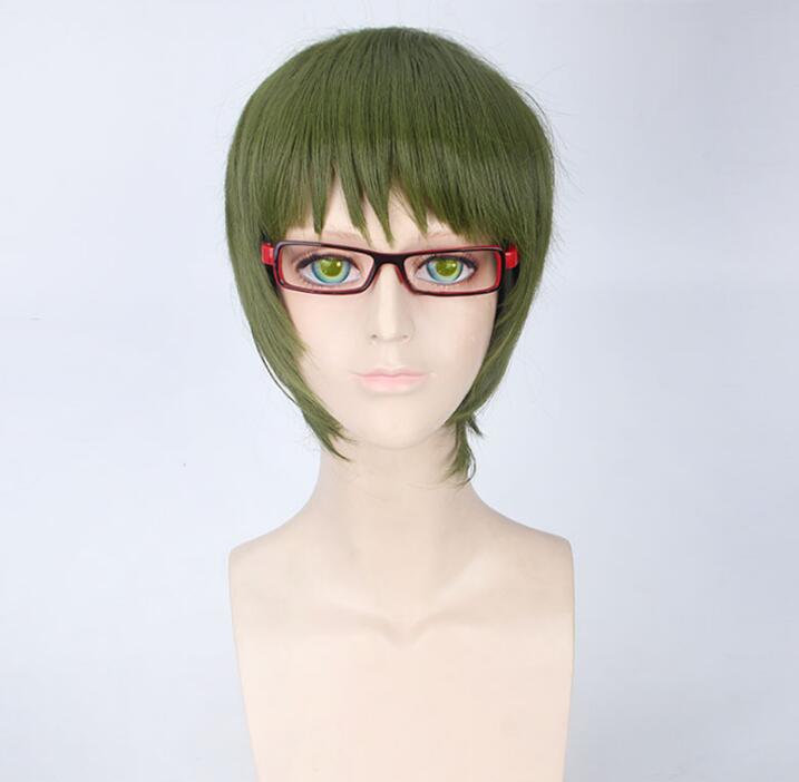Короткий парик для косплея Kuroko no Basuke SHUTOKU Midorima Shintaro, костюм Куроко для баскетбола, термостойкие синтетические волосы, мужские парики