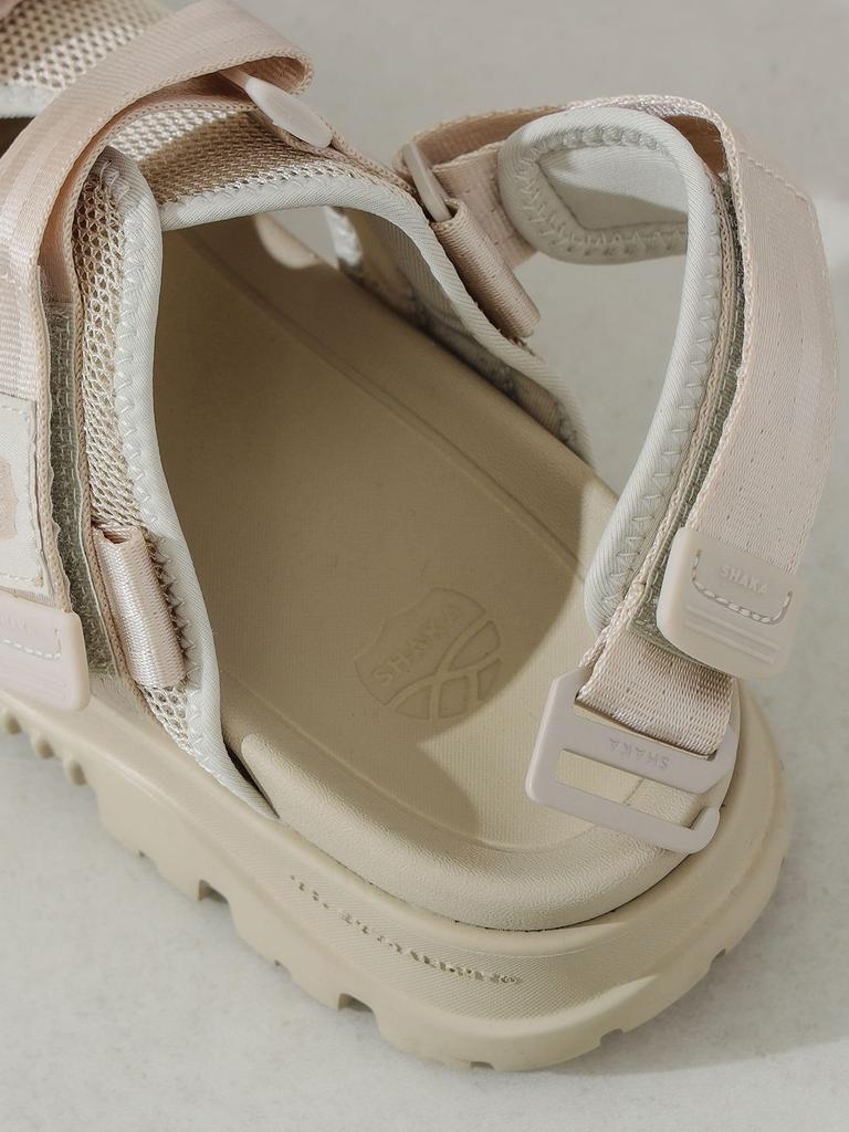 Life Store by Sandals SHAKA by BEAMS Специальный заказ CHILL OUT EX 6 [Beaming BEAMS] × BMING Женские ЛЕН/СЕРО-БЕЖЕВЫЙ