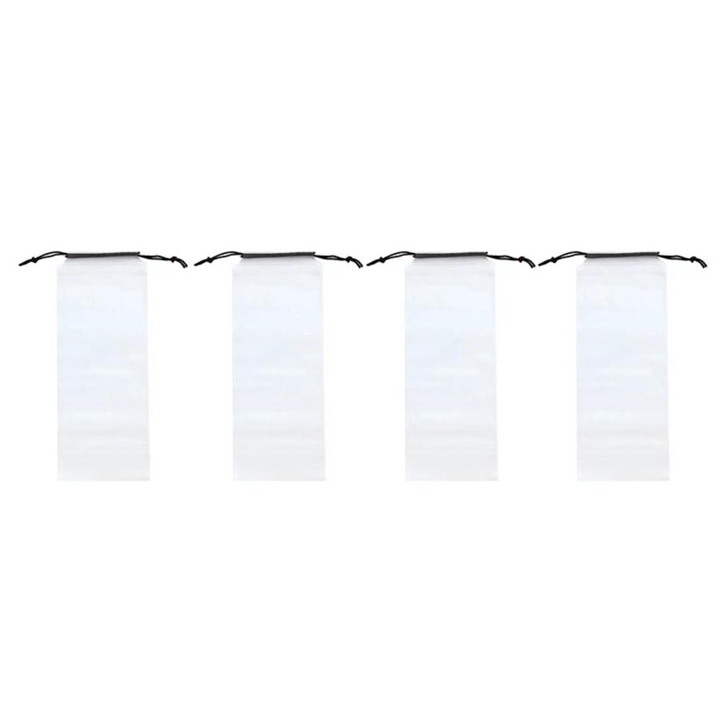 1/2/3/4/5/10 шт. Прозрачные портативные многоразовые водонепроницаемые дорожные чехлы для мокрых зонтов с кулиской