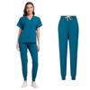 Женский стрейч-костюм для скраба - Короткий рукав, для салона красоты и операционной