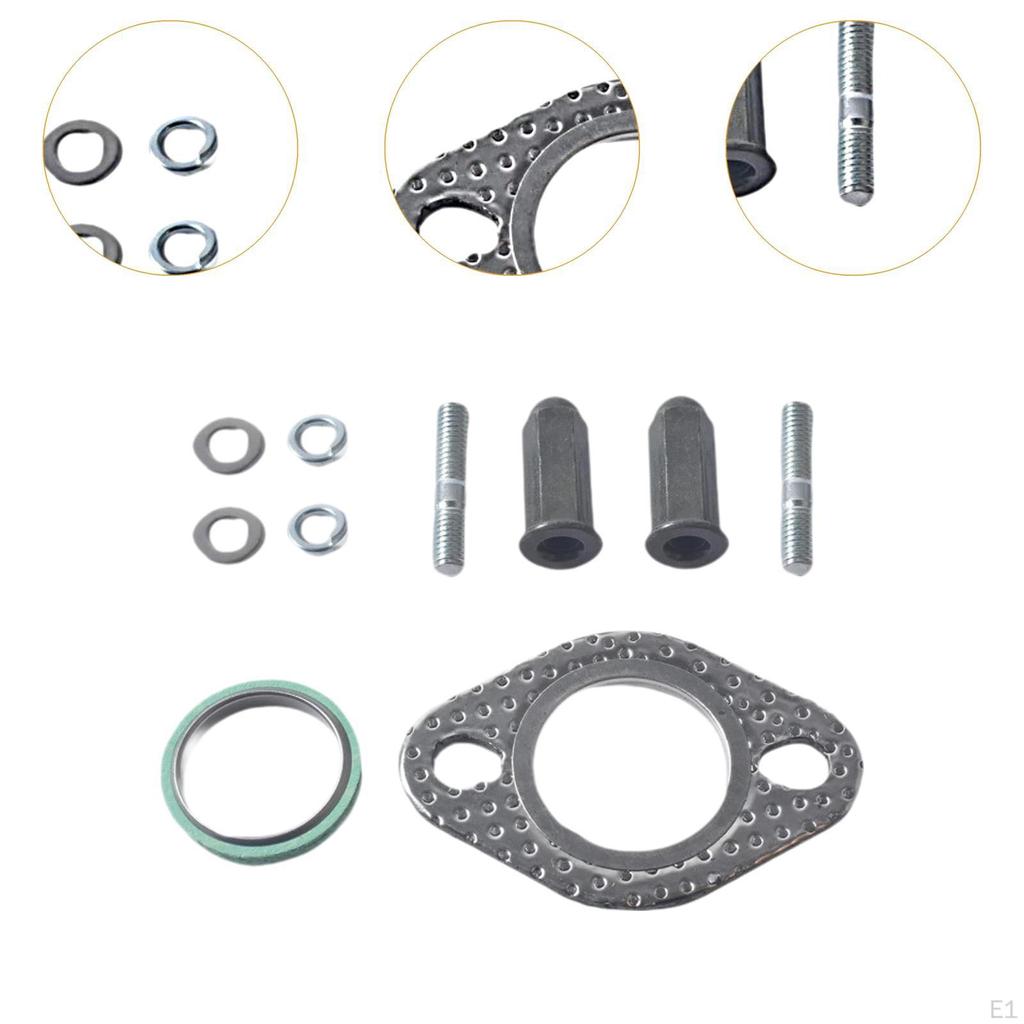 Комплект для ремонта фланца выхлопной системы, прочный, удобный, заменяет Gy6 50cc-150cc