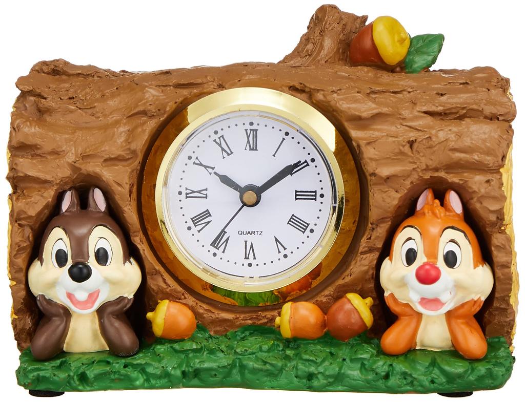 Seto Craft Table Clock Disney Chip Dale & SDD-2201