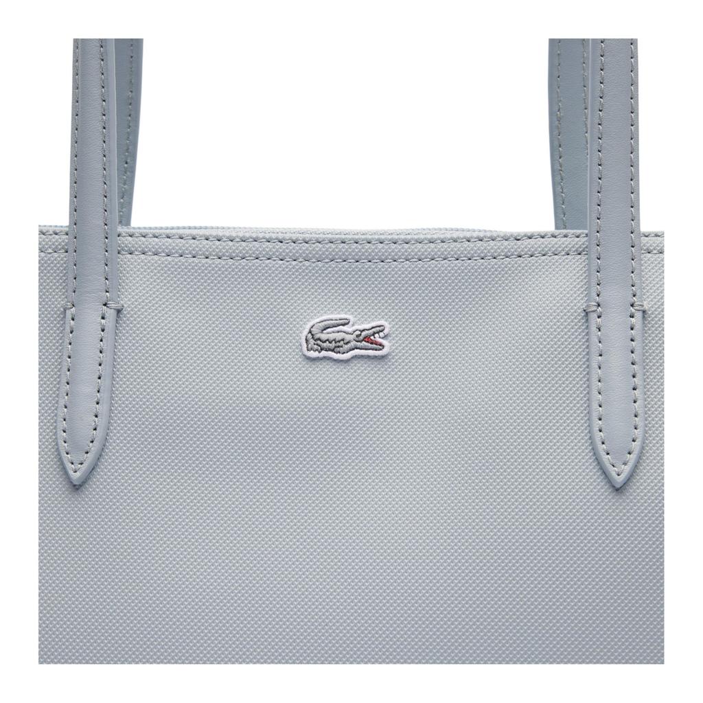 Lacoste Textured Pattern Green Embroidered Crocodile PVC Tote Bag Shopping Bag Handbag Small Women tote bags Blue NF2037PO-Q48