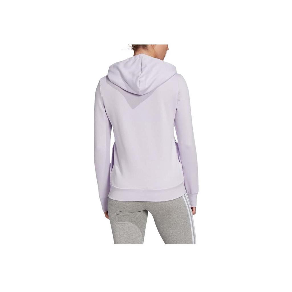 Adidas Толстовка с капюшоном с принтом букв Повседневная Женская толстовка с капюшоном Фиолетовый FM6438
