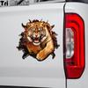 Tri Mishki W1366 3D Тигр в отверстии автомобильная наклейка ПВХ наклейки аксессуары для мотоциклов наклейка на автомобильный бампер на стену для ноутбука