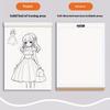 Anime Character Line Art Drawing Book: A Simple Hand-drawing Exercise Book for Beginners - 48 Pages of Outline Patterns