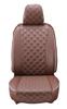 Чехол на сиденье для Hiace Van H200 серия Clazzio коричневый x слоновая кость, стеганый, прострочка, ET-0239 [15ETB0239N]