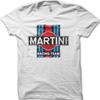 Команда Martini Racing Мотоциклист Мотоцикл Классическая футболка байкера 06078