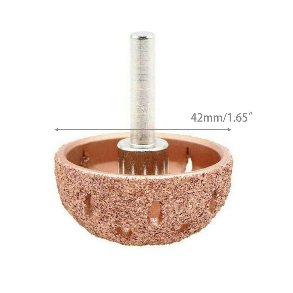 Инструмент для ремонта колесных шин Ручная пневматическая шлифовальная головка Полусферическая вольфрамовая стальная шлифовальная головка для шин